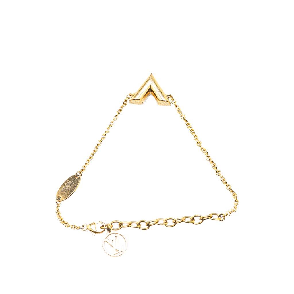 Louis Vuitton Gold Plated Essential V Bracelet - Image 6