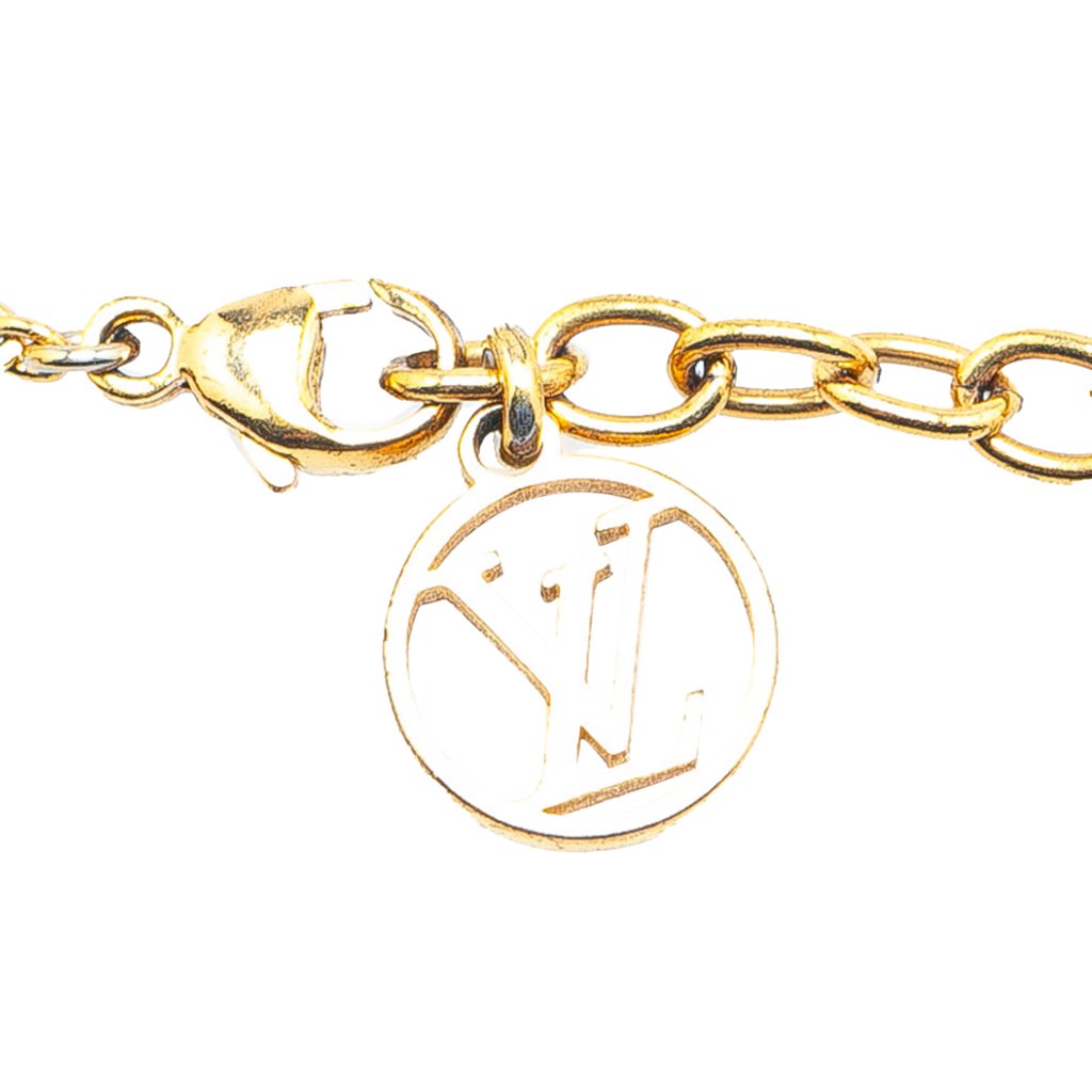 Louis Vuitton Gold Plated Essential V Bracelet - 4