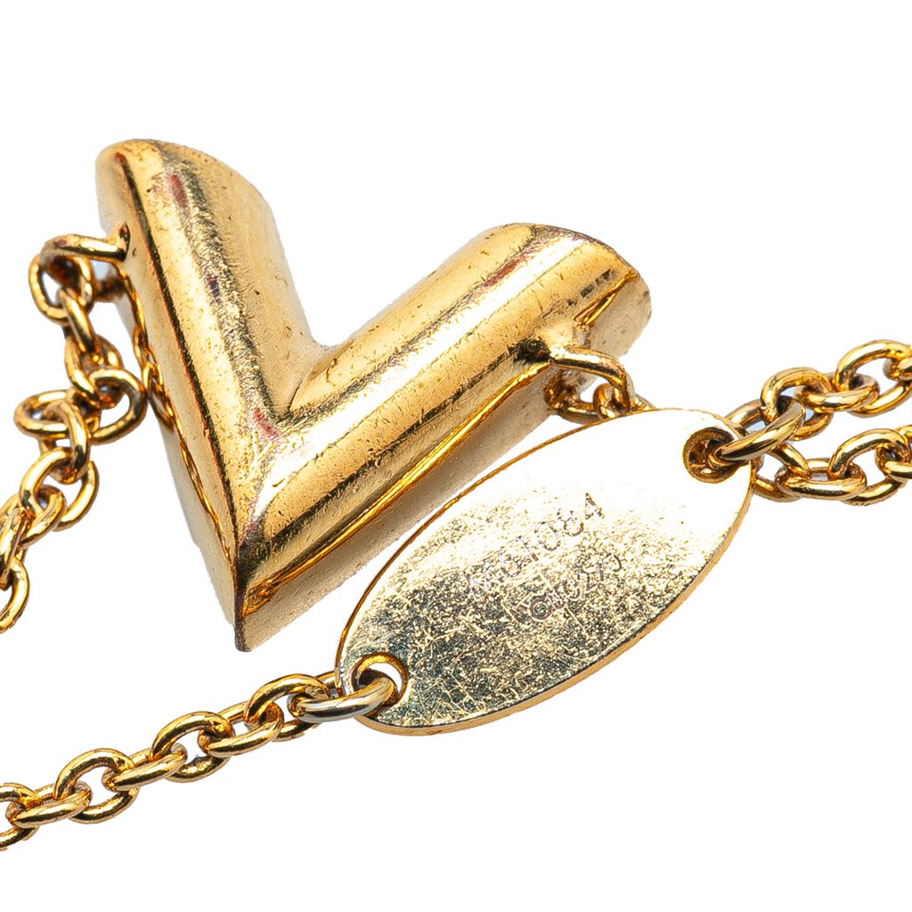 Louis Vuitton Gold Plated Essential V Bracelet - Detail 2