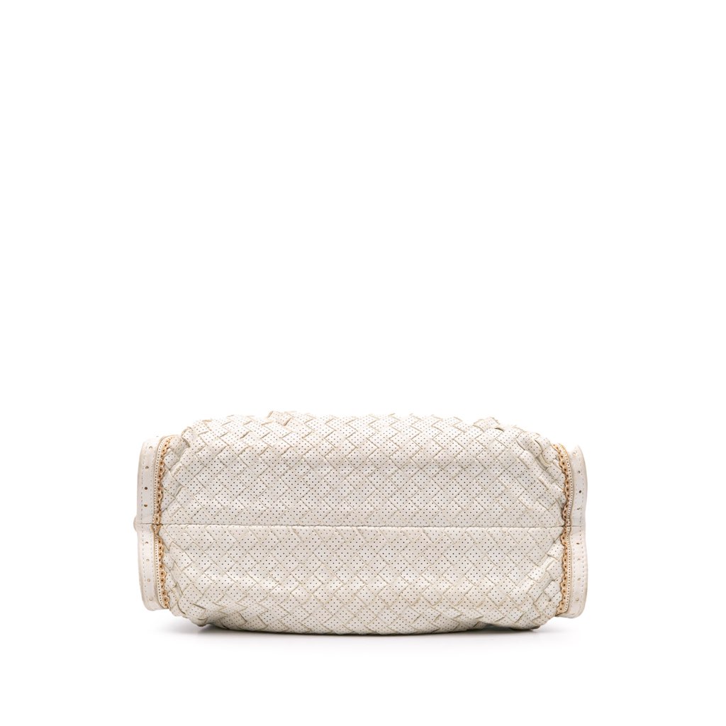 Bottega Veneta Woven Perforated Leather Shoulder Bag - Image 6