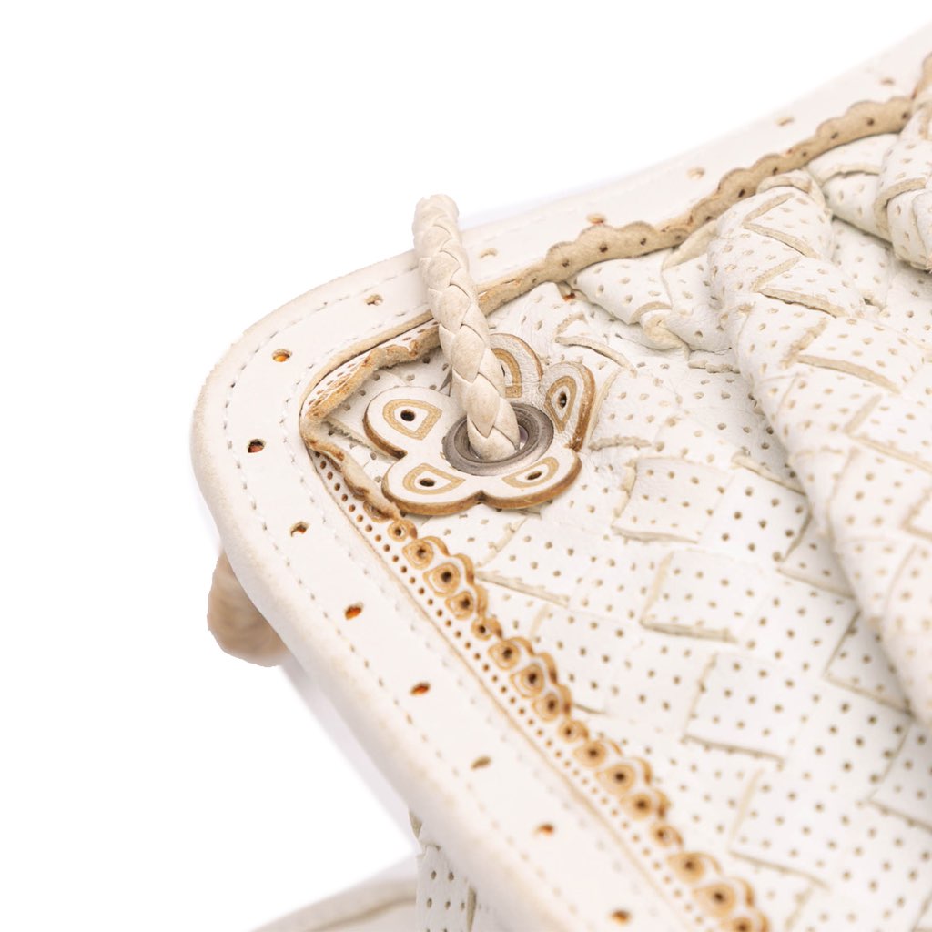 Bottega Veneta Woven Perforated Leather Shoulder Bag - Detail 2