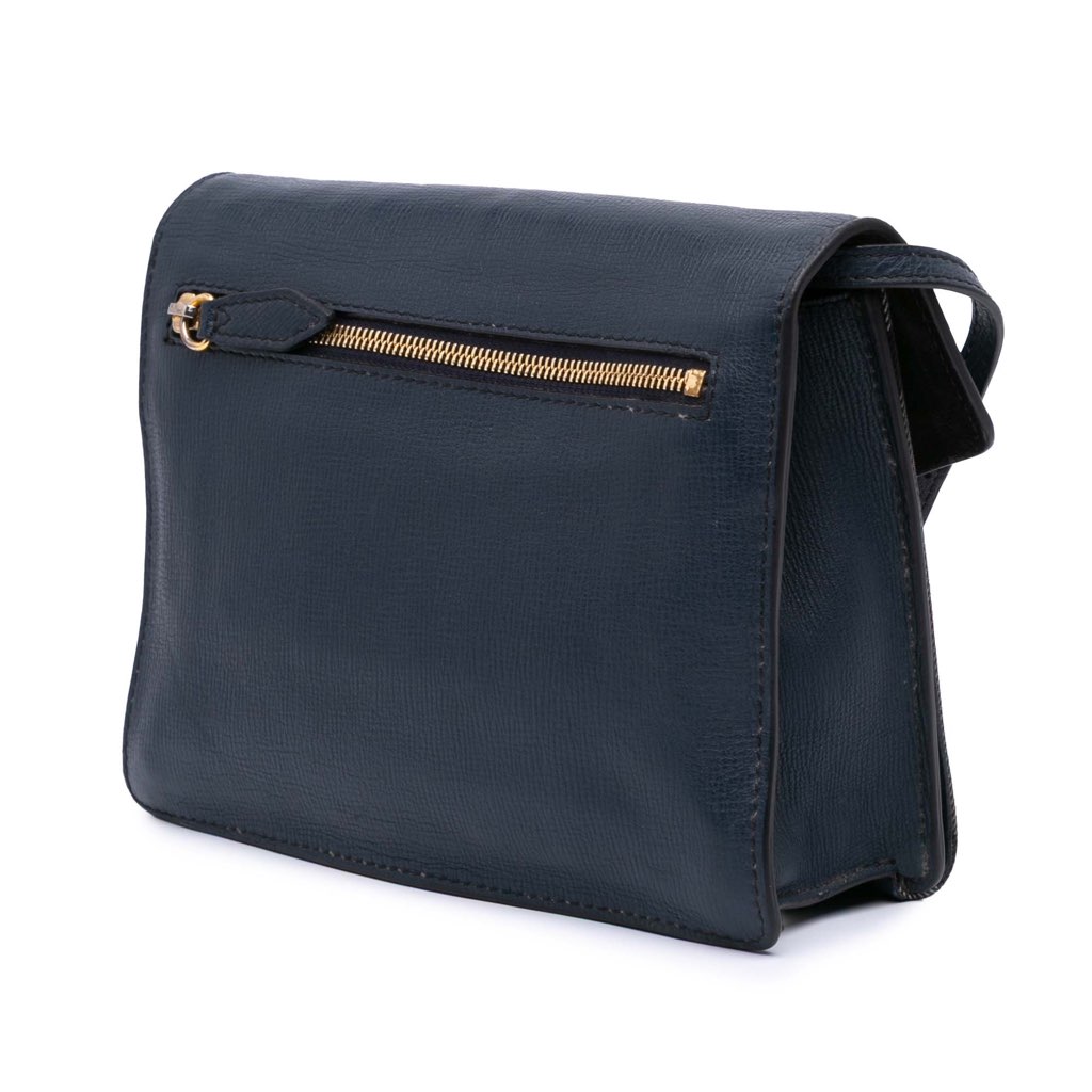 Burberry House Check Canvas and Leather Derby Macken Crossbody - Back view