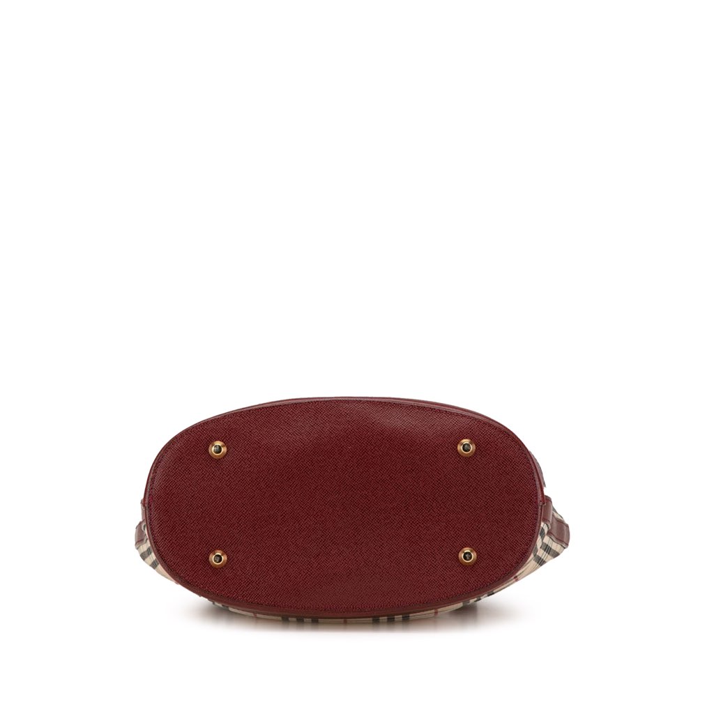 Burberry House Check Canvas Shoulder Bag - 3