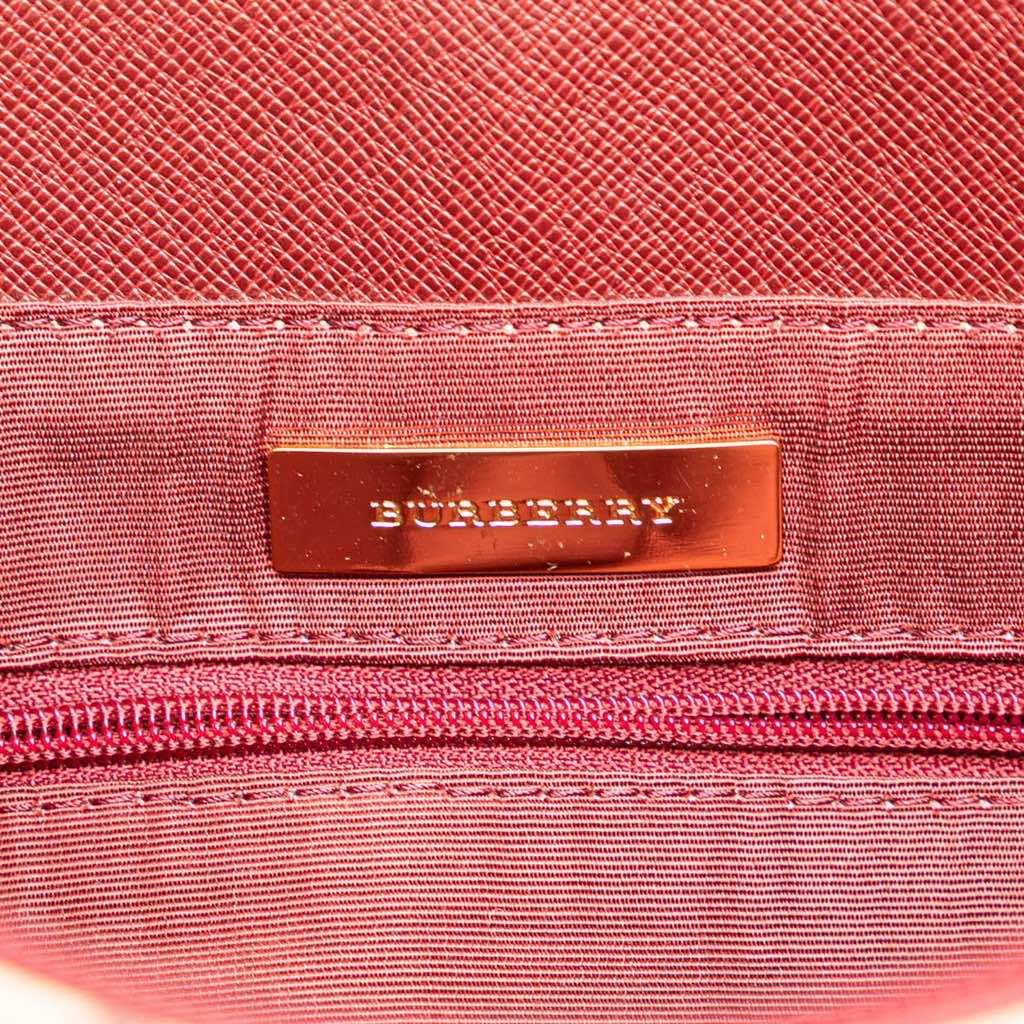 Burberry House Check Canvas Shoulder Bag - 5