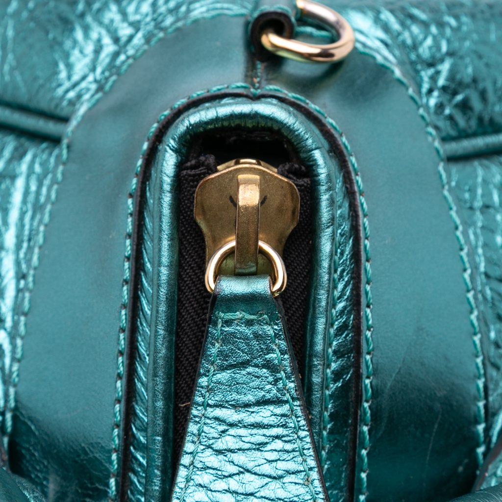 Burberry Metallic Calfskin Blaze Handbag - Image 15