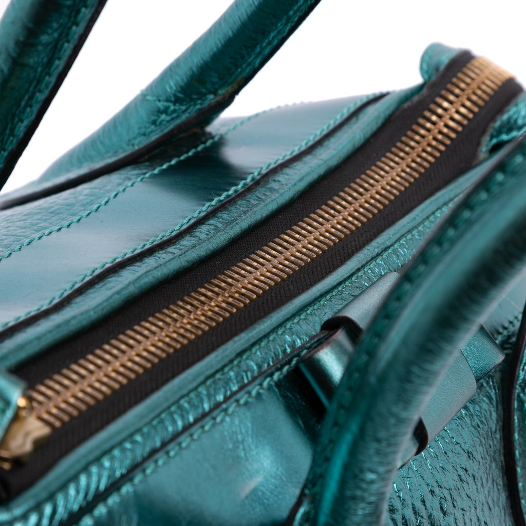 Burberry Metallic Calfskin Blaze Handbag - Image 16