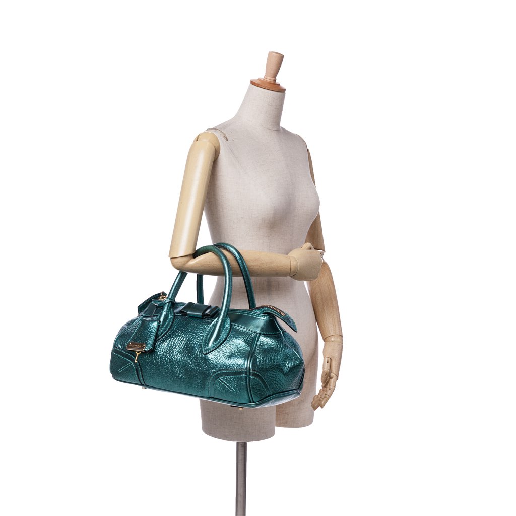 Burberry Metallic Calfskin Blaze Handbag - Image 18