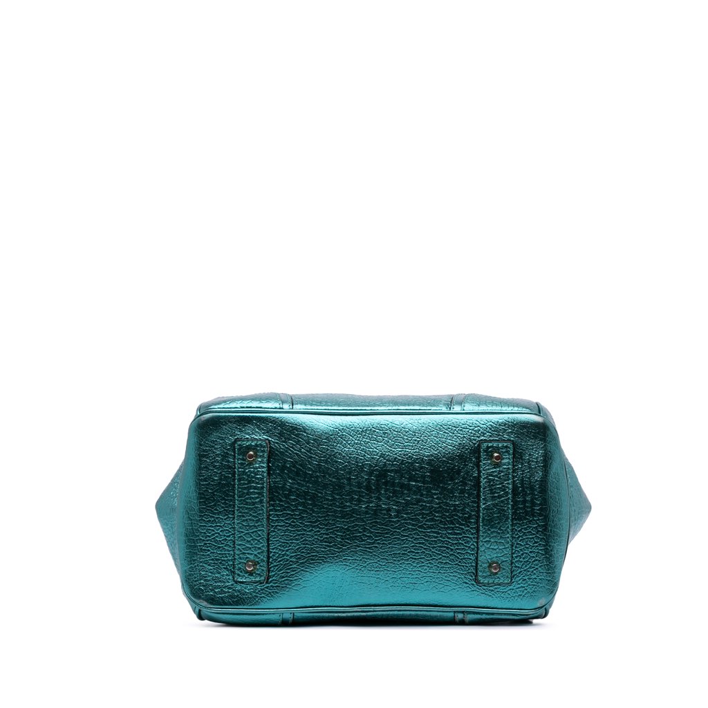 Burberry Metallic Calfskin Blaze Handbag - Image 6