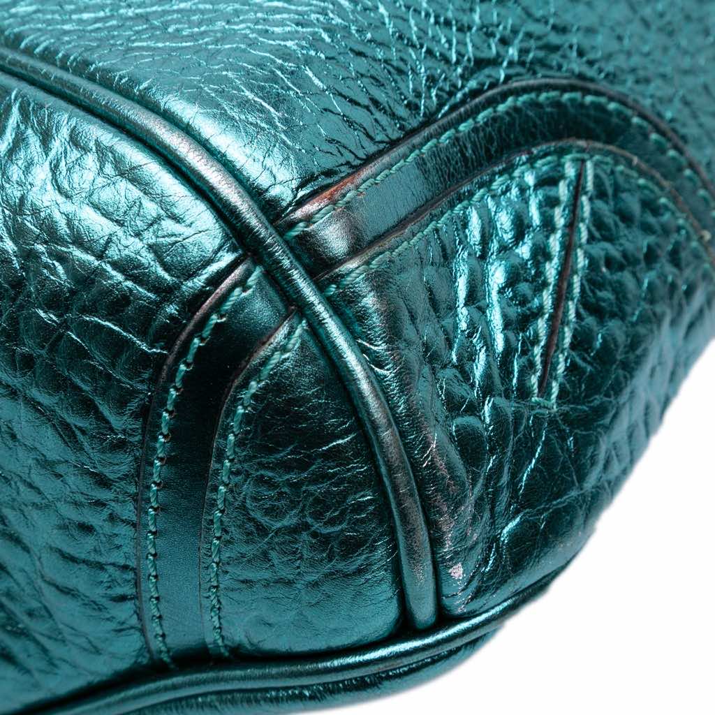 Burberry Metallic Calfskin Blaze Handbag - Image 10