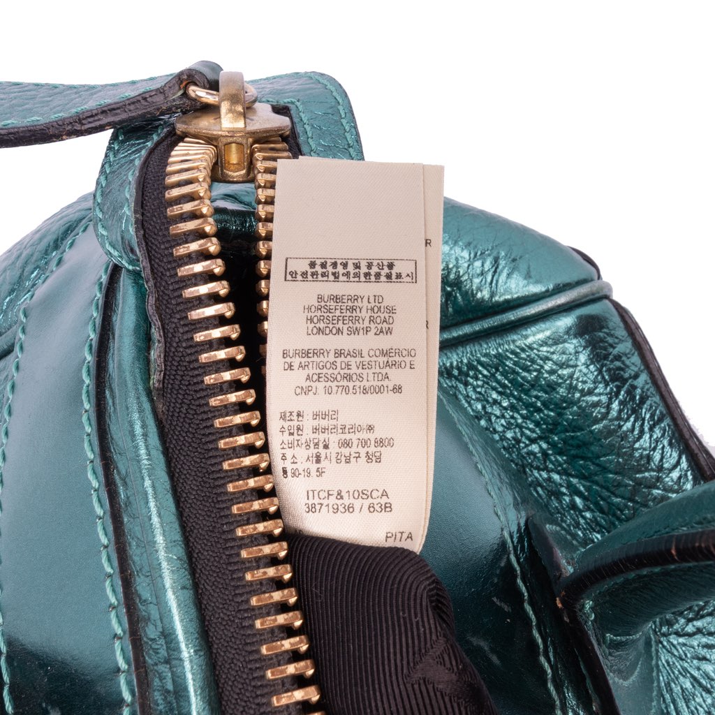 Burberry Metallic Calfskin Blaze Handbag - Image 12