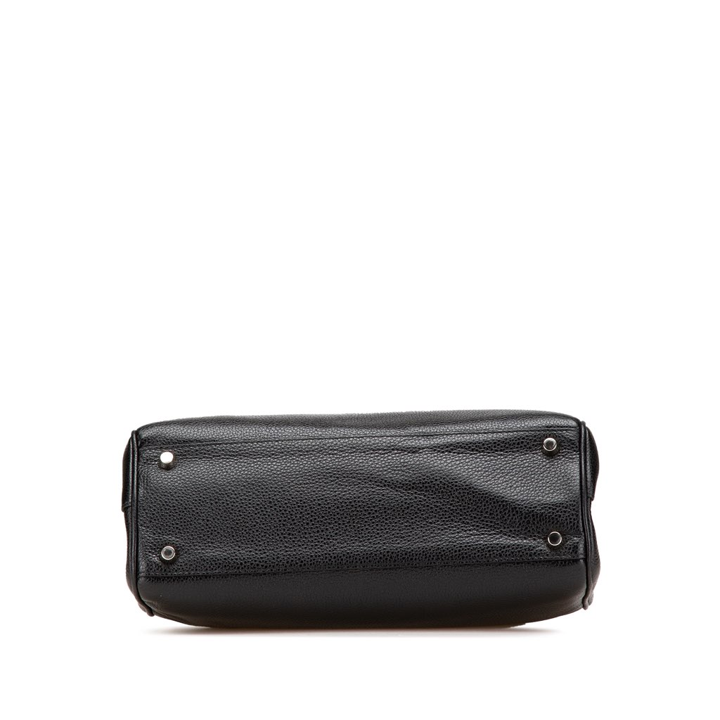 Gucci Small Grained Calfskin Zumi Top Handle Bag - Image 6
