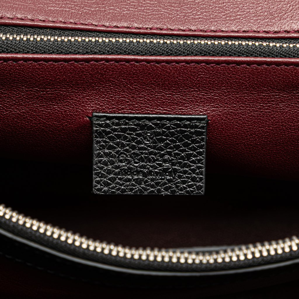 Gucci Small Grained Calfskin Zumi Top Handle Bag - Detail 1