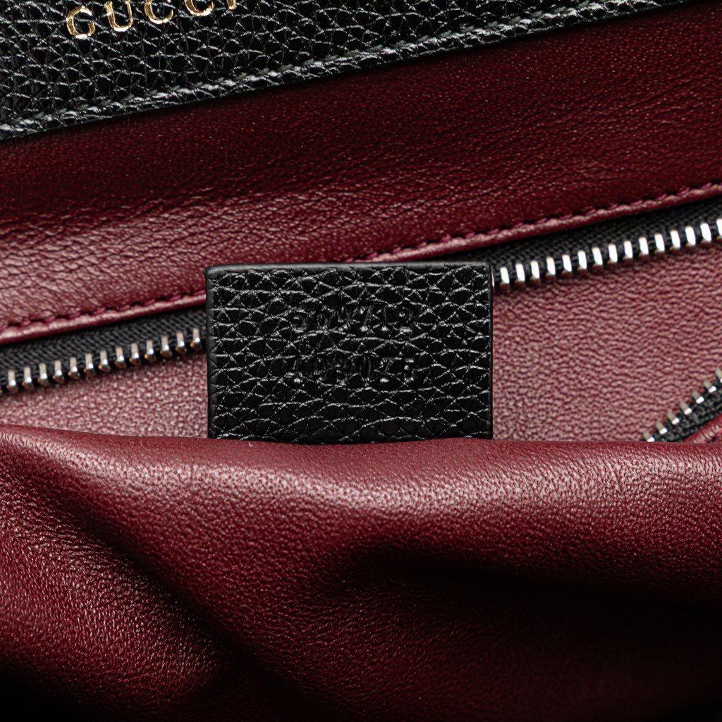 Gucci Small Grained Calfskin Zumi Top Handle Bag - Detail 2