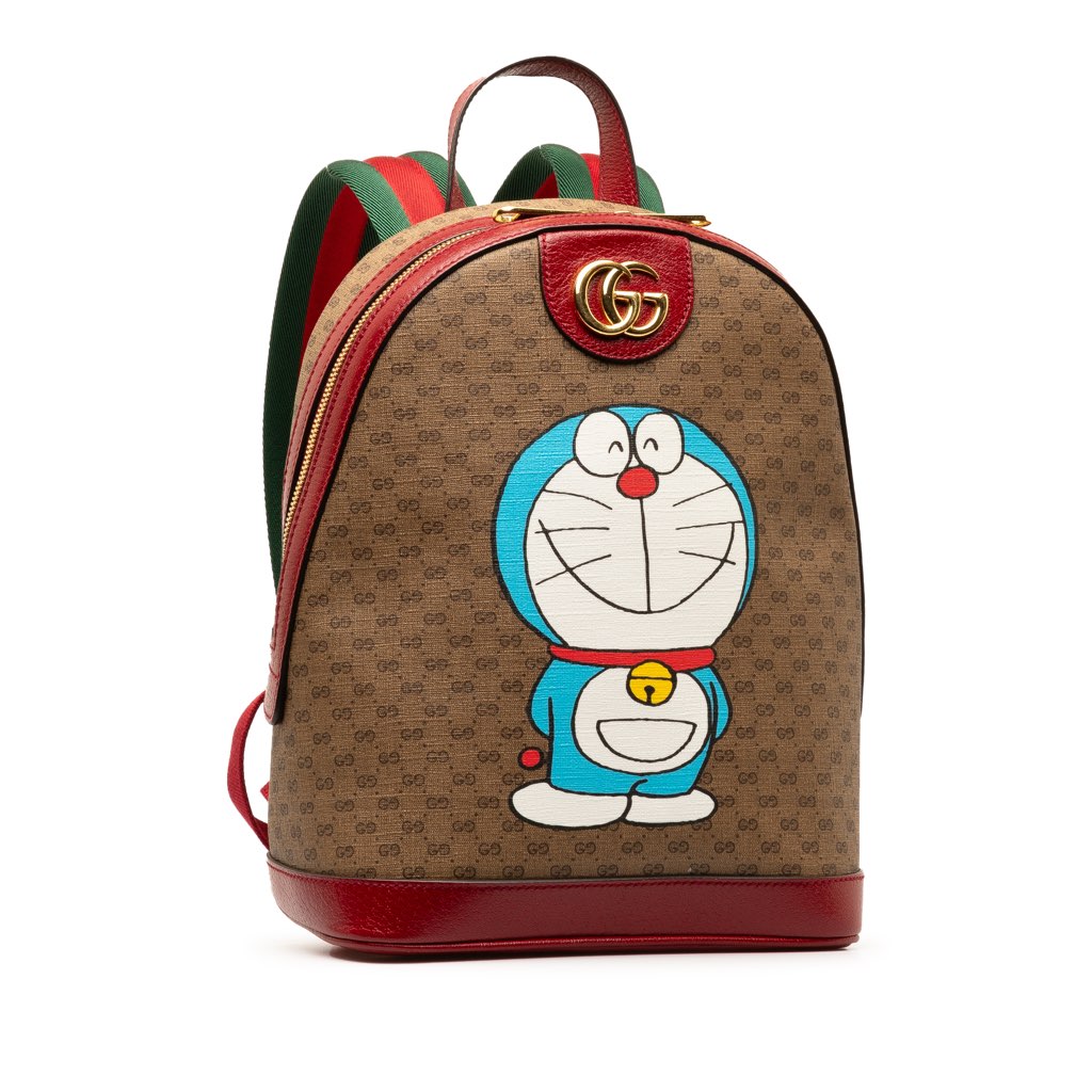 Gucci Micro GG Supreme Doraemon Backpack - 2