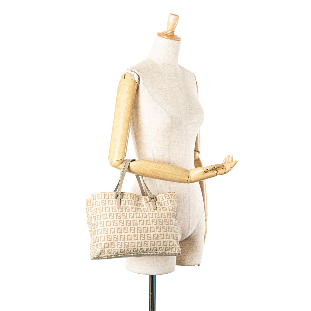 Fendi Zucchino Canvas Tote - Image 12