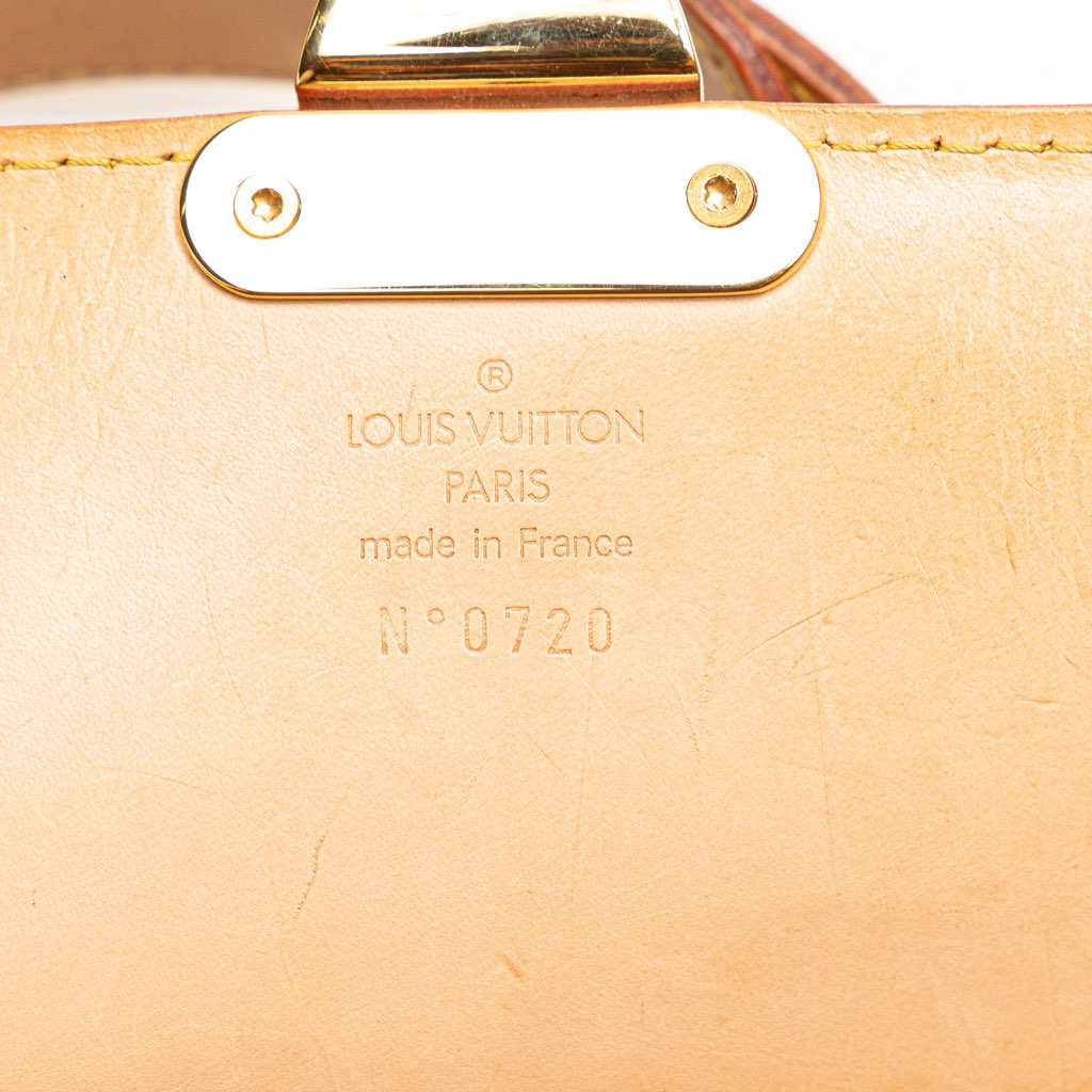 Louis Vuitton Limited Edition Monogram Vinyl Tweedy Rabat - Side view