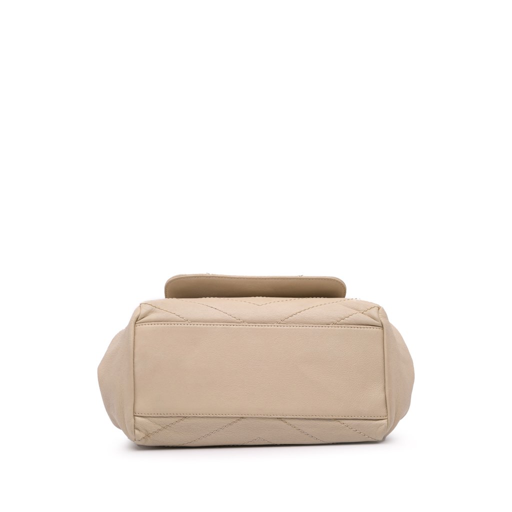 Saint Laurent Small Chevron Lambskin Monogram Nolita Shoulder Bag - 3