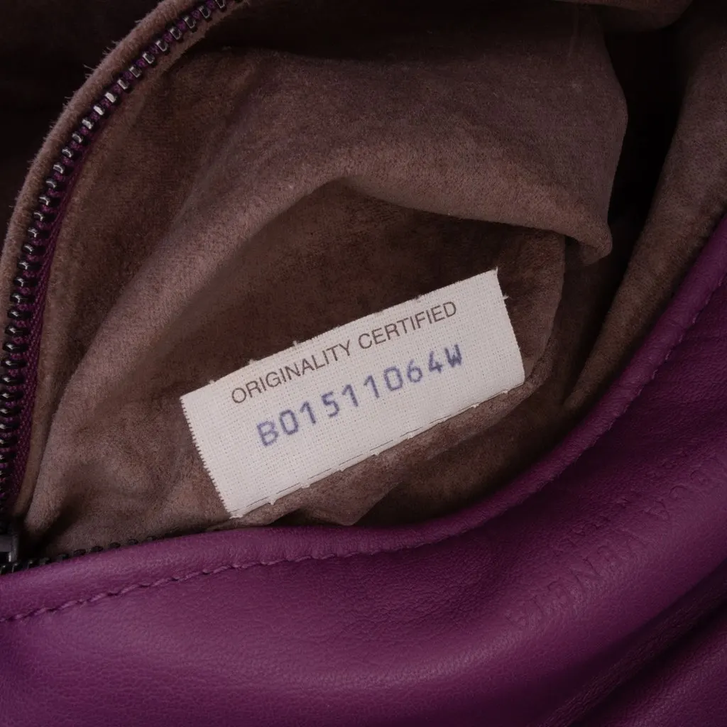 Bottega Veneta Nappa Intrecciato Flap Crossbody Purple Leather Good - Box View