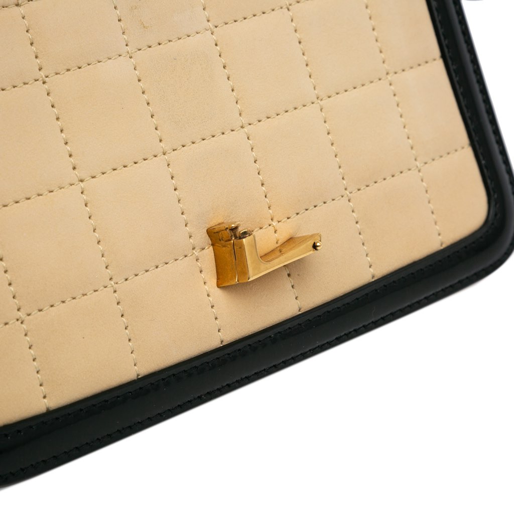 Saint Laurent Small Quilted Suede Solferino Satchel In Box - Detail 2