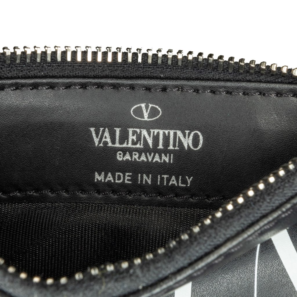 Valentino Leather VLTN Zip Card Holder - 5