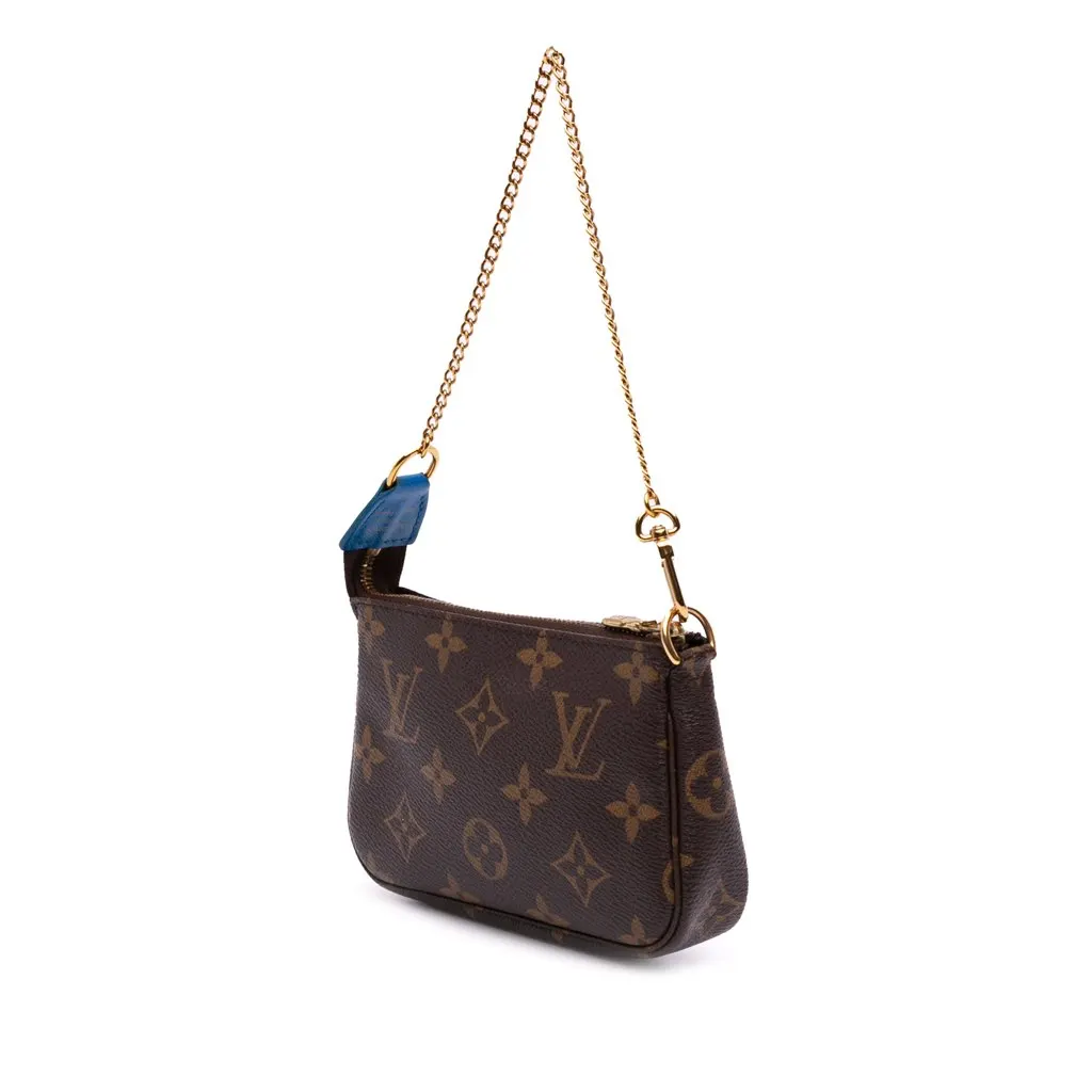Louis Vuitton Monogram Vivienne Venice Mini Pochette Accessoires Brown Canvas Good - Back View
