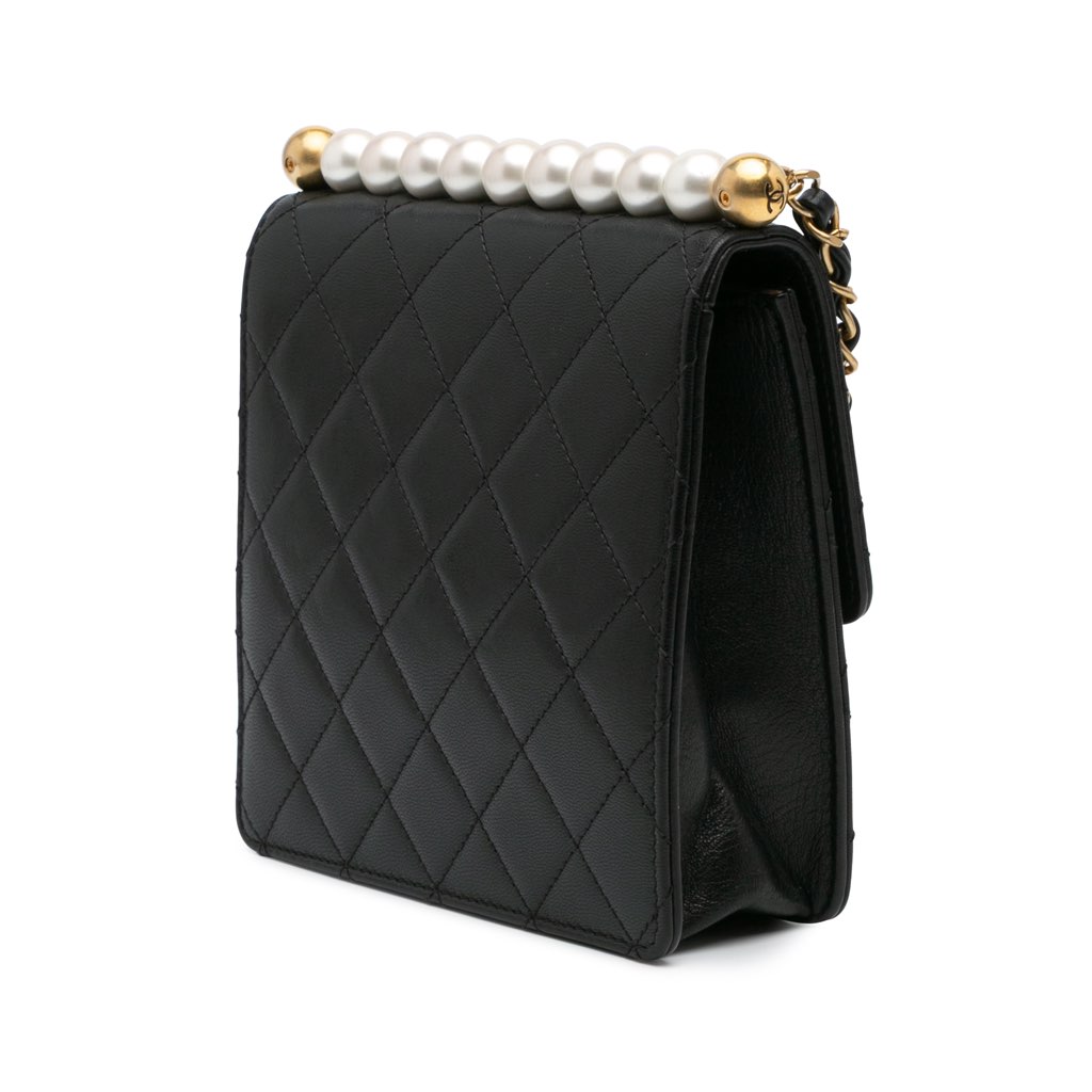 Chanel Small Lambskin Chic Pearls Flap - 2