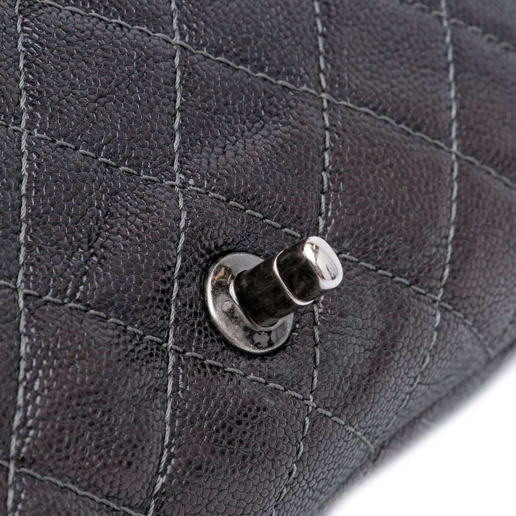 Chanel Jumbo Quilted Caviar Easy Flap - Image 12