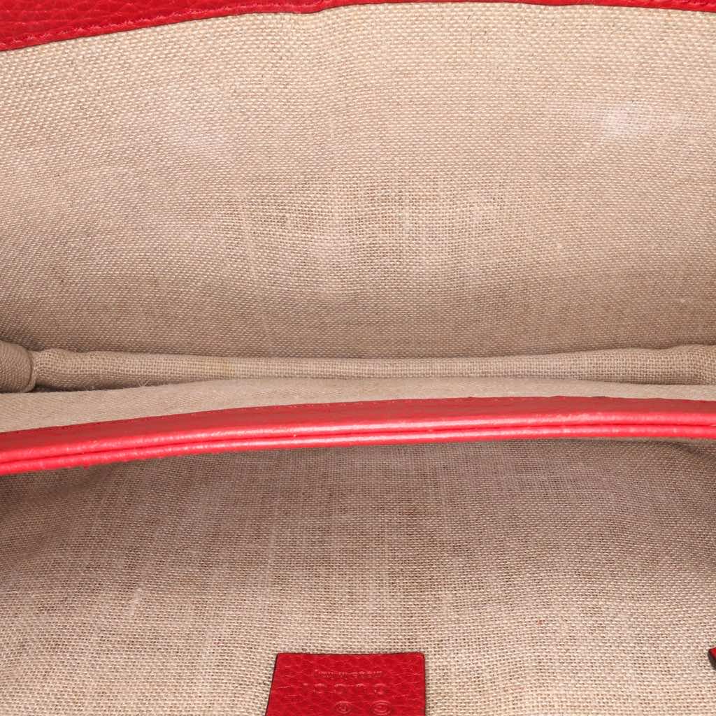 Gucci Medium Dollar Calfskin Interlocking G Crossbody - 4