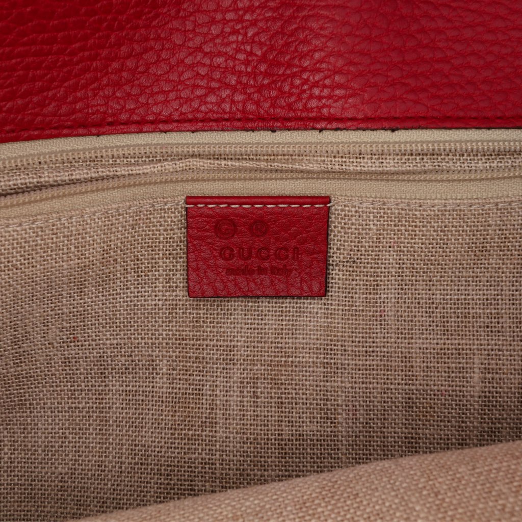 Gucci Medium Dollar Calfskin Interlocking G Crossbody - 5