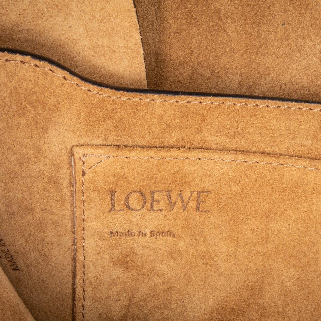 Loewe Small Raffia and Calfskin Gate Crossbody - 5