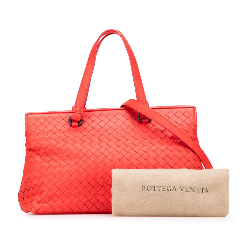 Bottega Veneta Nappa Intrecciato Satchel - Image 14