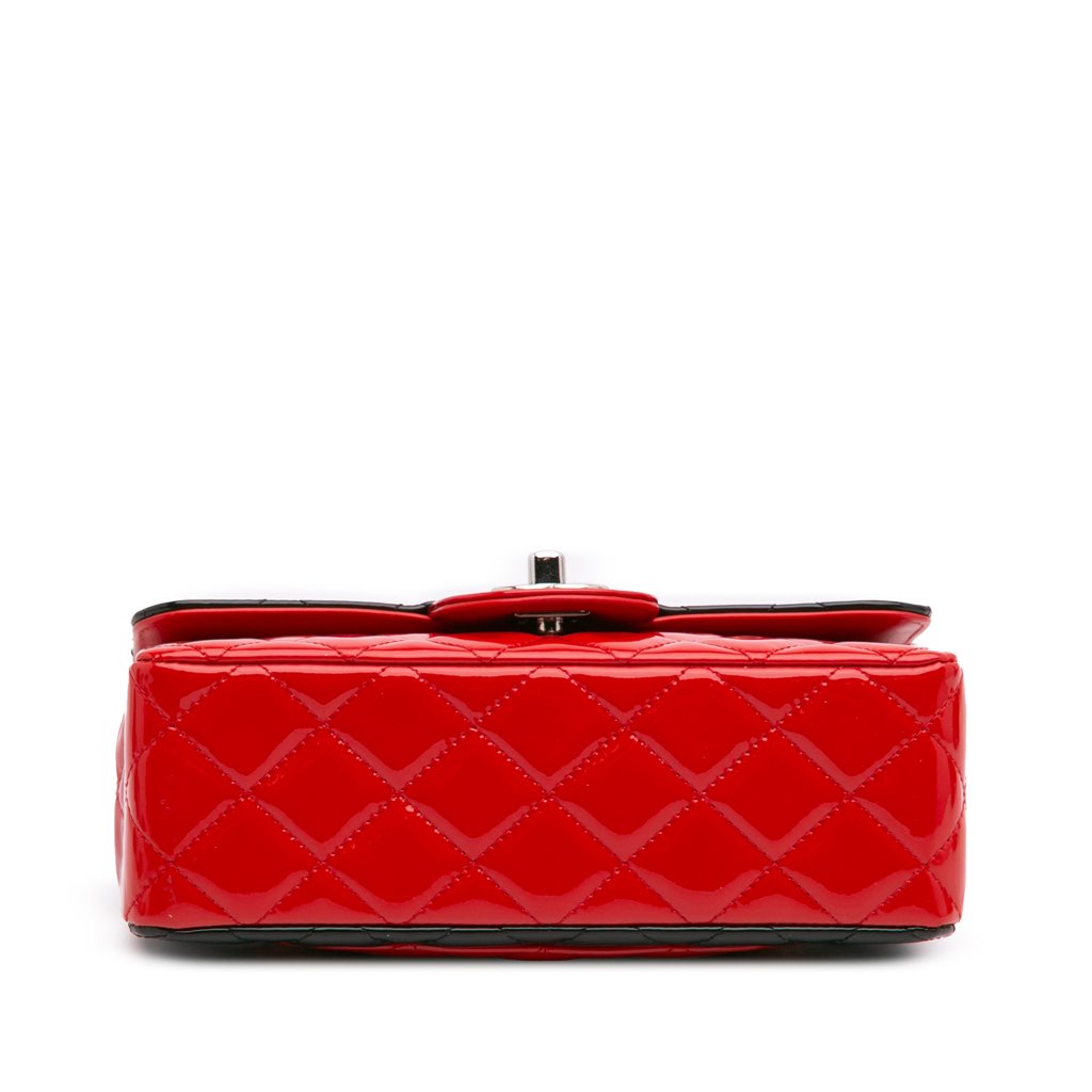 Chanel Mini Rectangular Bicolor Patent Single Flap - Image 6