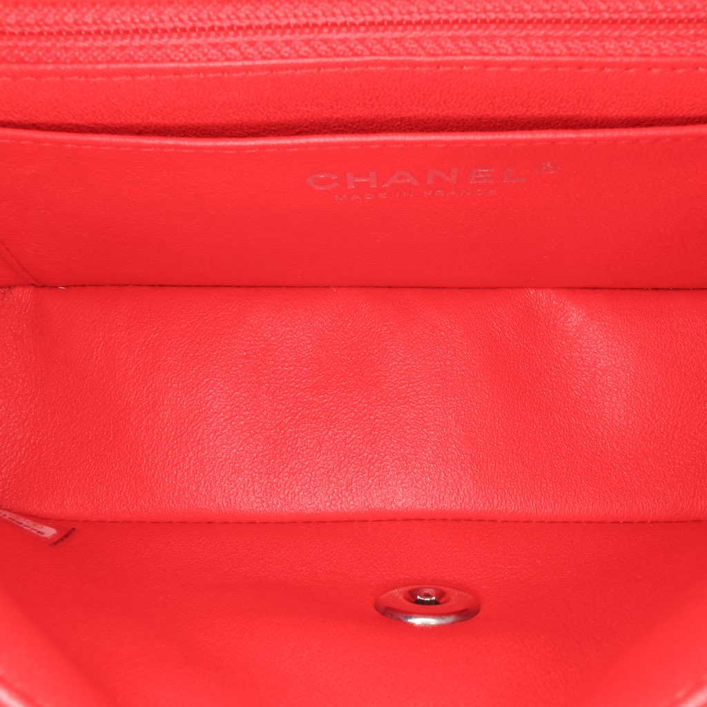 Chanel Mini Rectangular Bicolor Patent Single Flap - 4