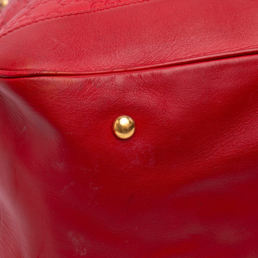 Gucci Medium Guccissima Valentine Top Handle Bag - Image 11