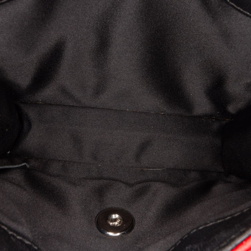 Chanel Mini Square Lambskin Graphic Flap Crossbody - 5