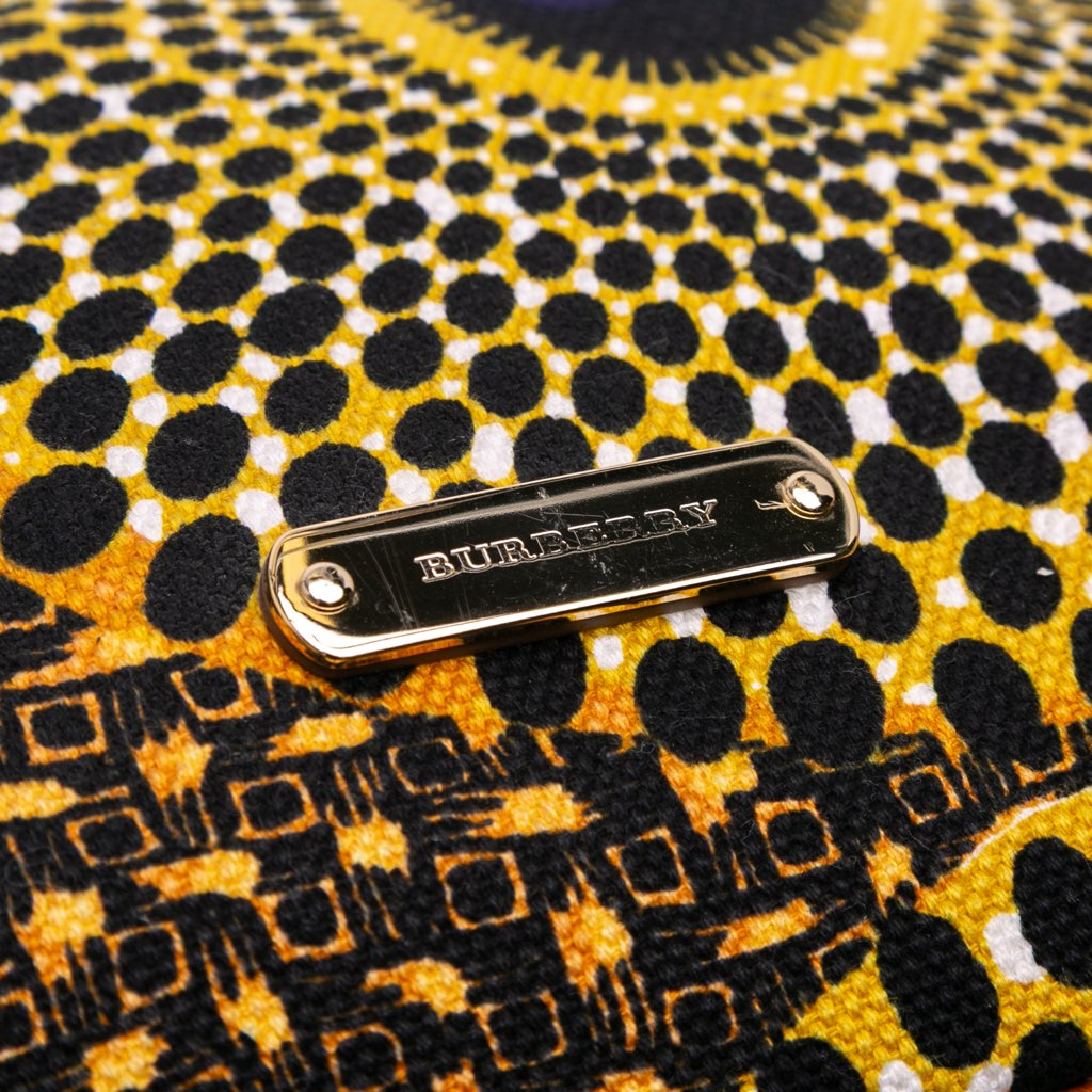 Burberry Medium Canvas Summer Sun Havenmore Tote - 5