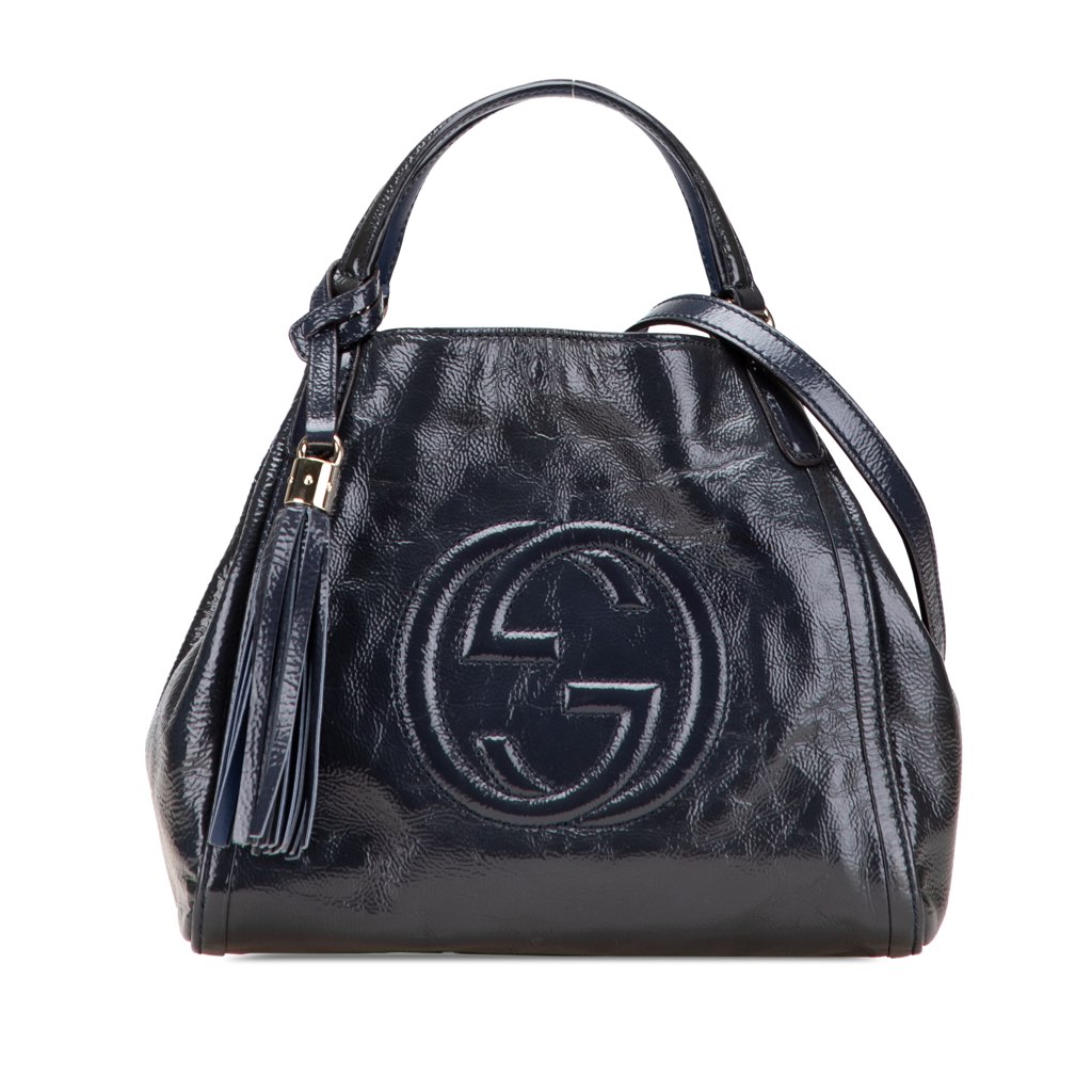 Gucci Small Patent Soho Satchel