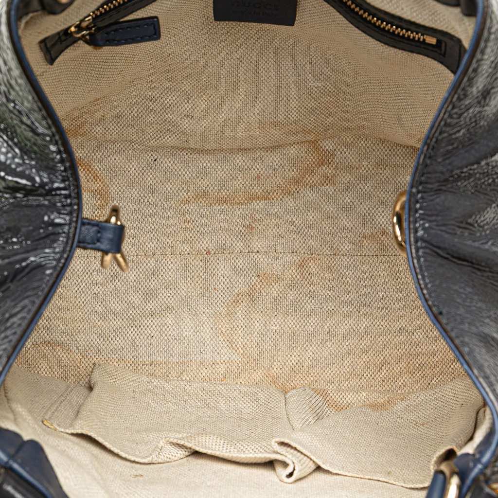 Gucci Small Patent Soho Satchel - 4