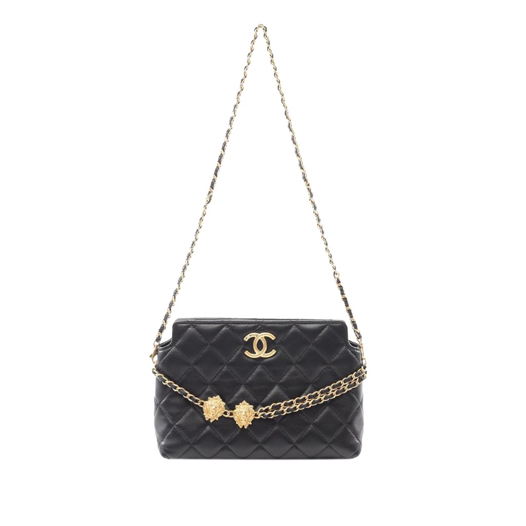 Chanel Quilted Lambskin Leo Shoulder Bag