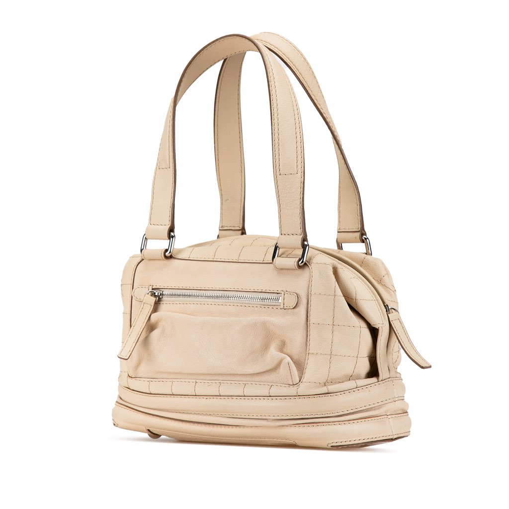 Chanel Goatskin Square Stitch Essential Bowler - 2