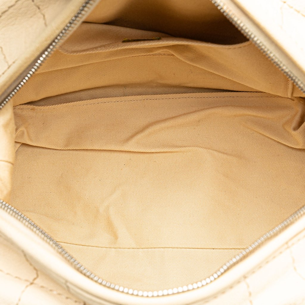 Chanel Goatskin Square Stitch Essential Bowler - 4