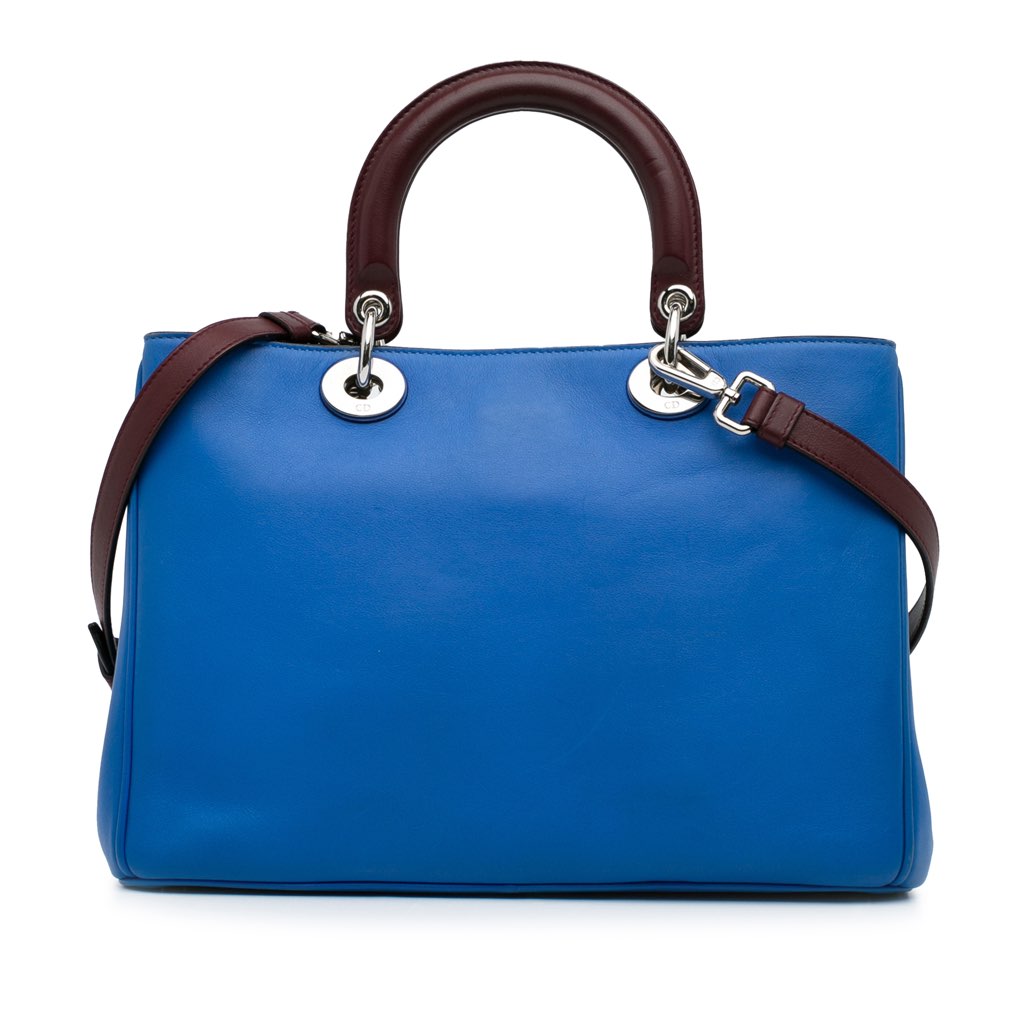 Dior Medium Embroidered Diorissimo Satchel - 4