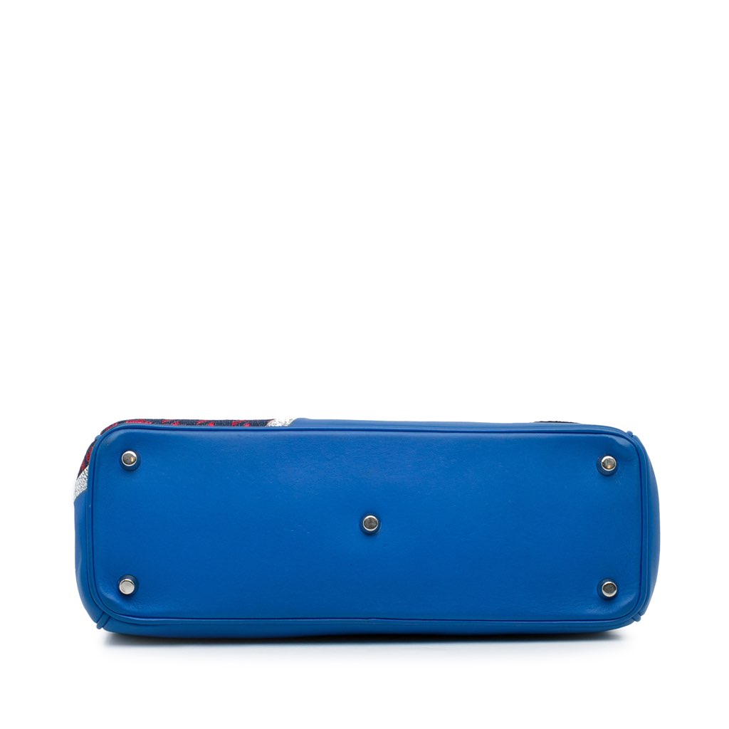 Dior Medium Embroidered Diorissimo Satchel - 5