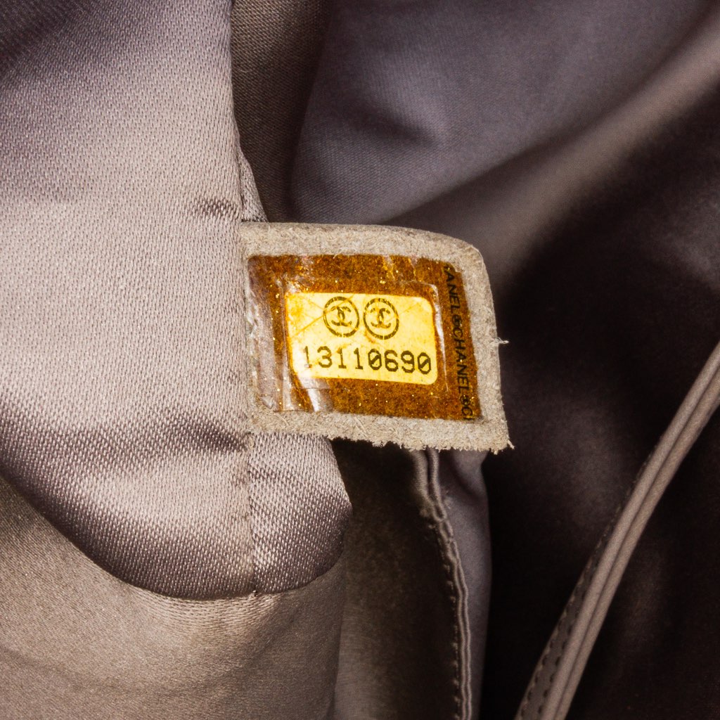 Chanel Large Quilted Tweed and Vinyl Funny Patchwork Tote - Side view