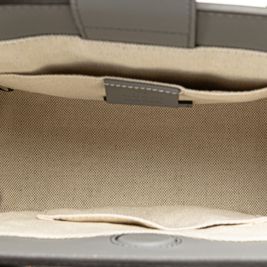 Gucci Leather GG Ribbon Satchel - 4