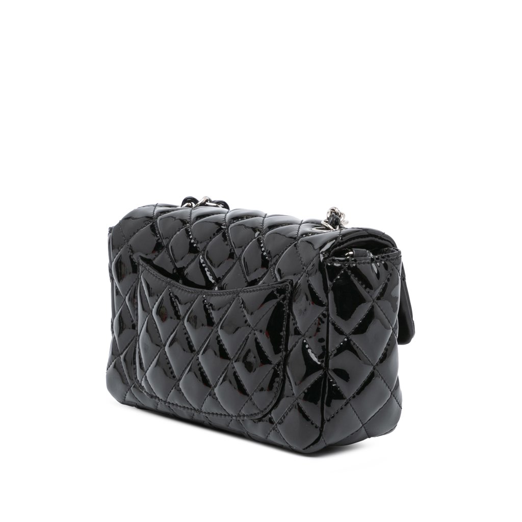 Chanel Mini Rectangular Classic Patent Single Flap - 2