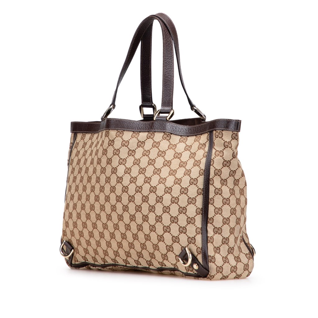 Gucci GG Canvas Abbey D Ring Tote - Back view