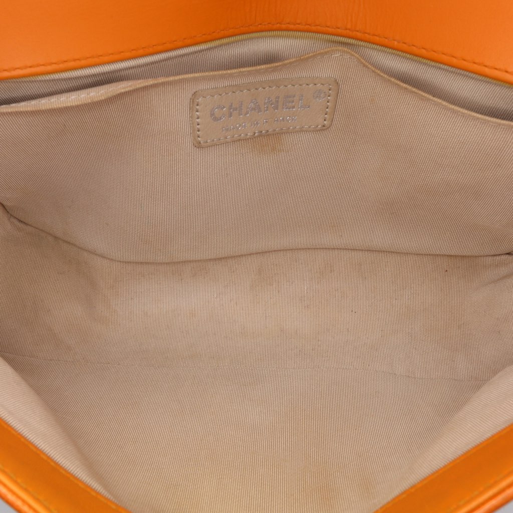 Chanel Old Medium Quilted Patent Boy Flap - 4