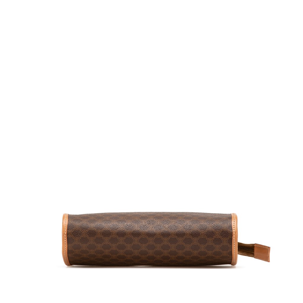 Celine Macadam Coated Canvas Clutch - 3