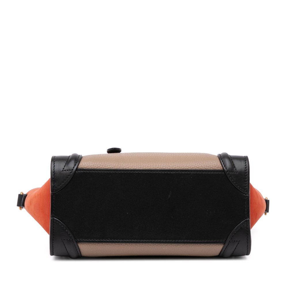 Celine Nano Tricolor Leather Luggage Tote - 3